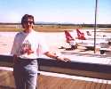 Phil TRYING to look cool at Melbourne Airport